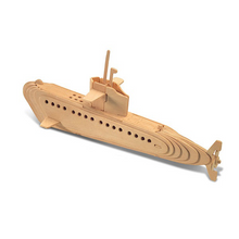 Load image into Gallery viewer, USS BOWFIN 3D WOOD PUZZLE
